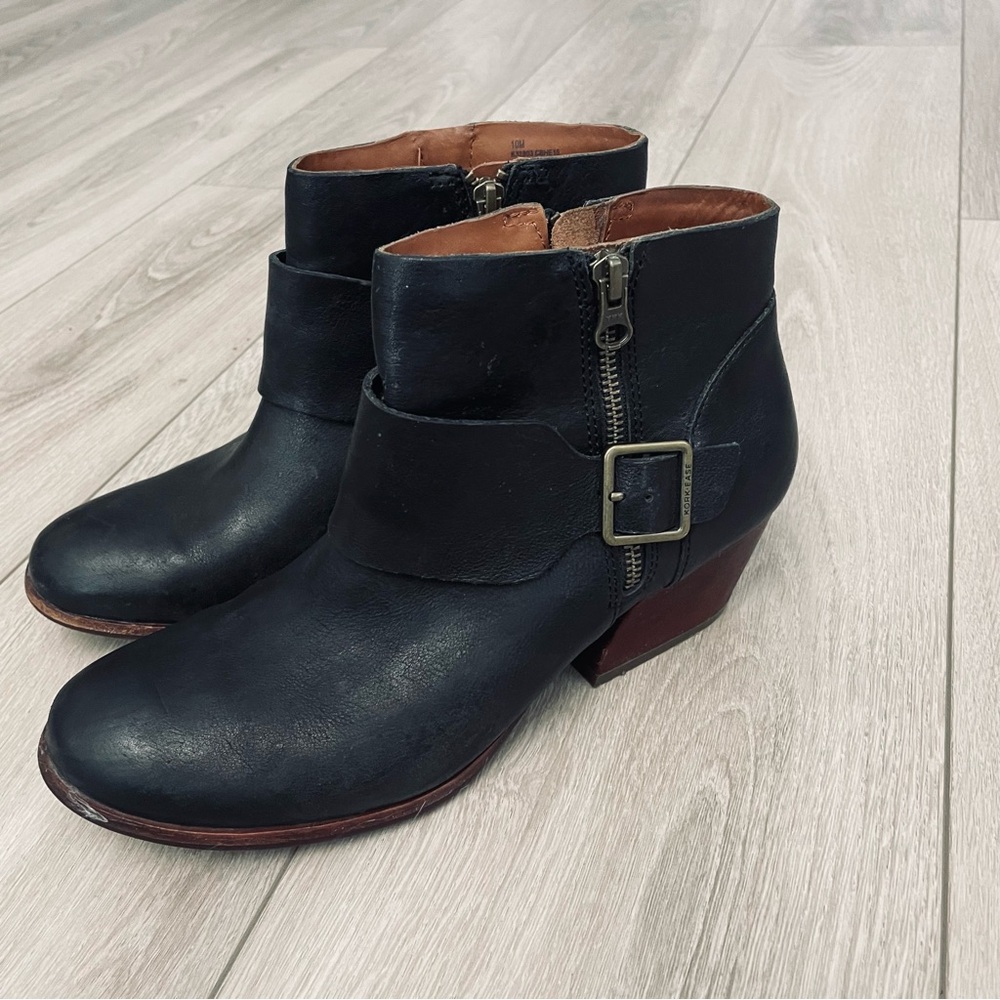 Kork Ease Isa Black Ankle Boot 10